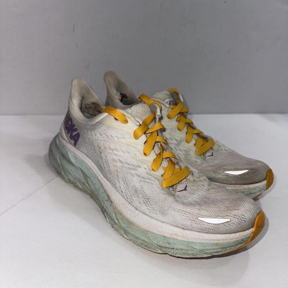 Hoka Clifton 8 Athletic Running Gym Training Shoes Women’s Sneakers Size 9B READ